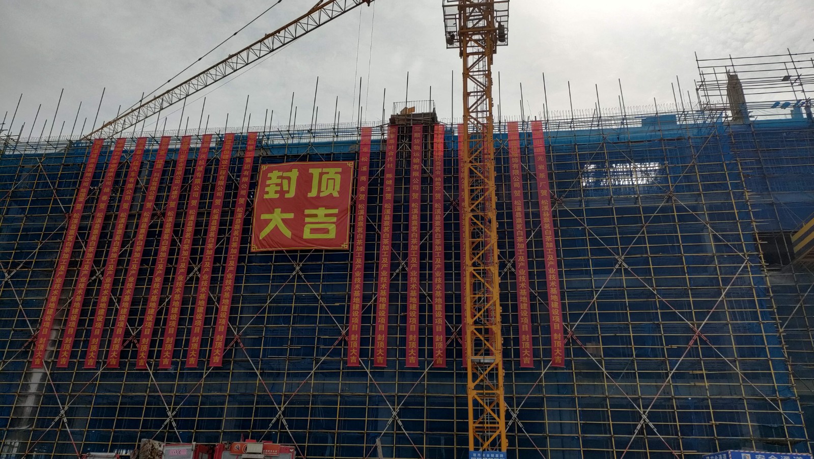 易順建工集團(tuán)有限公司承建的熹茗白茶加工及產(chǎn)業(yè)技術(shù)基地建設(shè)項(xiàng)目一期工程順利封頂！